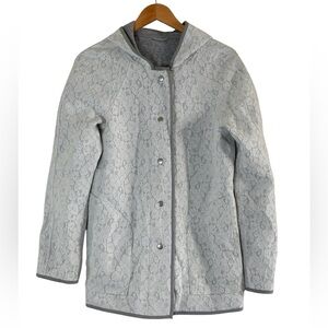 Micra Pac One | Like new button front crochet accent jacket
